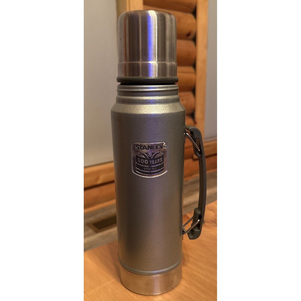 Vintage Aladdin Stanley Thermos Stainless Steel Vacuum Bottle Green No. A-944DH